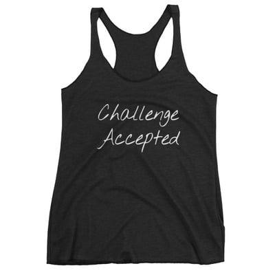 Challenge accepted women's tank top - Thumbnail 4