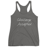 Challenge Accepted Women's tank top - Thumbnail 2