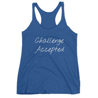 Challenge Accepted Women's tank top - Thumbnail 4