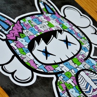 Zombie Joey Bubble Letter Poster - Thumbnail 1