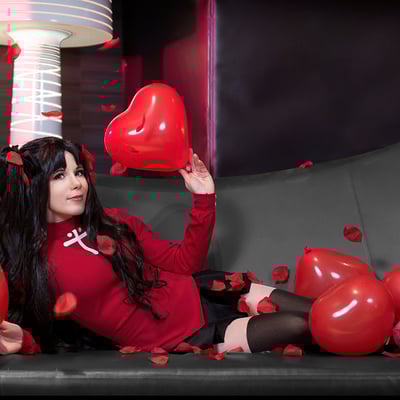 Tohsaka 2 hearts - a6 print