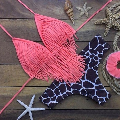 Hello Cancun Bikini Set in pink