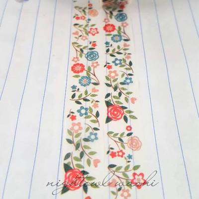 Pretty floral washi 