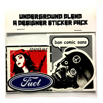 Underground blend - a designer sticker pack - vol10