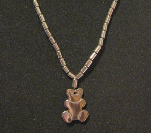 Hemalyke Teddy Bear Necklace