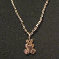 Hemalyke Teddy Bear Necklace