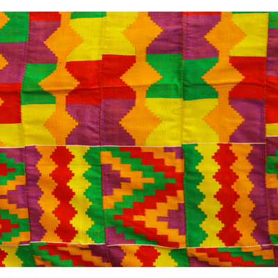 Kente handwoven cloth kente ashanti kente african fabric ghana kente african art 6 yards