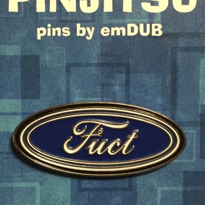 Fuct - enamel pin - by emdub