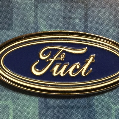 Fuct - enamel pin - by emdub