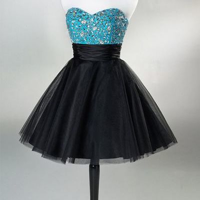 Homecoming dress,tulle homecoming dress,cute homecoming dress,homecoming dress,short prom dress