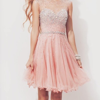 Tulle homecoming gowns,short prom gown