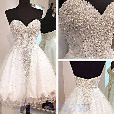 White homecoming dress,short homecoming gown,tulle homecoming gowns,ball gown party dress