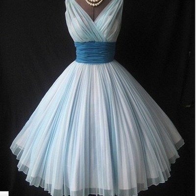 Tulle homecoming dress,homecoming dress,blue homecoming dress,fitted homecoming dress,short prom dress