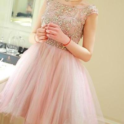 Pink homecoming dresses,homecoming dress, cute homecoming dresses