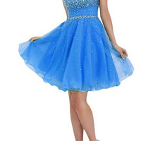 Tulle Homecoming Dress,Pink Homecoming Dress,Cute Homecoming Dress,2017Fashion Homecoming Dress,Short Prom Dress - Thumbnail 1