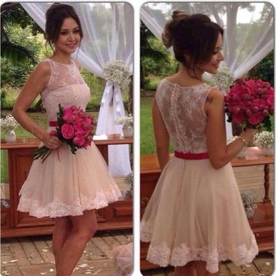 Homecoming dress,2 piece homecoming dresses,lace homecoming gowns,short prom gown,sweet 16 dress,homecoming dress - 115