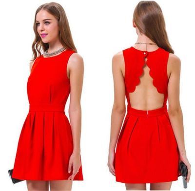 Red Homecoming Dress,Homecoming Dresses,Homecoming Gowns,Prom Gown,Sweet 16 Dress - 151