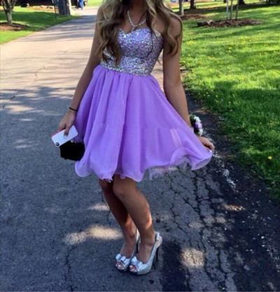 Homecoming Dress,Homecoming Dresses,Beading Homecoming Gowns,Short Prom Gown,Sweet 16 Dress - 130