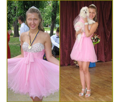 Pink Homecoming Dresses,Homecoming Dress, Cute Homecoming Dresses - 136