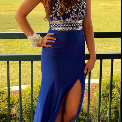 Beading charming sheath real made prom dresses,long evening dresses,prom dresses on sale,l43 - 258