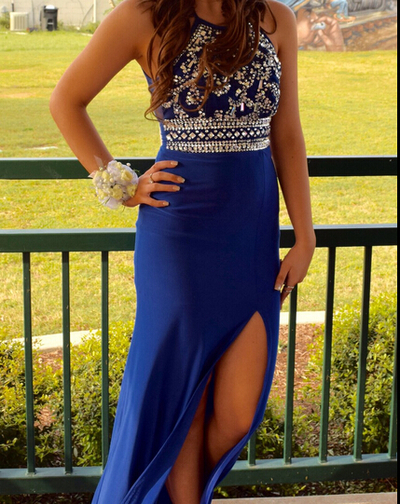 Beading Charming Sheath Real Made Prom Dresses,Long Evening Dresses,Prom Dresses On Sale,L43 - 258