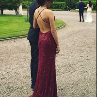 Backless Beading Real Made Prom Dresses,Long Evening Dresses,Prom Dresses On Sale,L72 - 225 - Thumbnail 1
