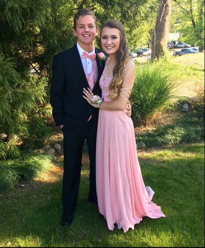 V-Neck Charming Appliques A-Line Real Made Prom Dresses,Long Evening Dresses,Prom Dresses On Sale,L59 - 240