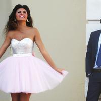 Pink Homecoming Dresses,Homecoming Dress, Cute Homecoming Dresses - 106 - Thumbnail 1