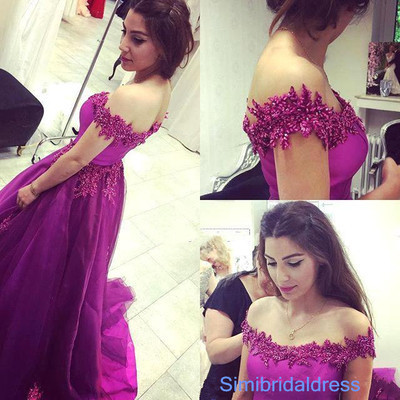 Off the shoulder real made charming prom dresses,long evening dresses,prom dresses on sale, s209 - 295
