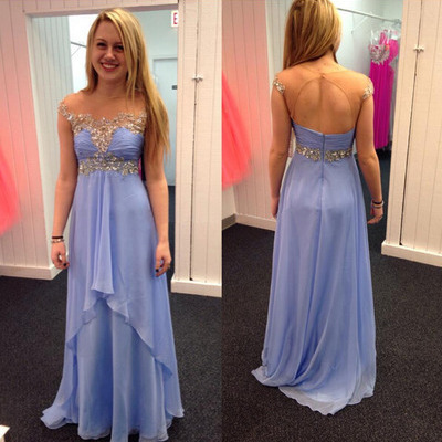 Chiffon appliques custom made charming prom dress,formal dresses,long evening dresses on sale, t52 - 342