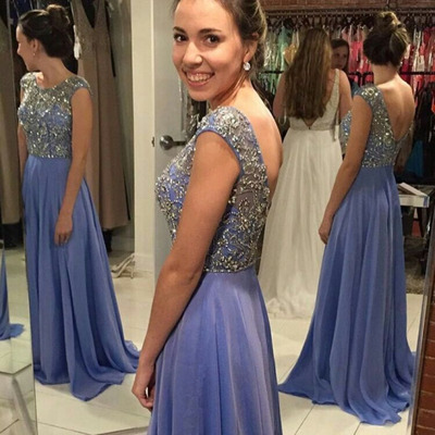 New Arrival Charming Long Beading Real Made Prom Dresses,Long Evening Dresses,Prom Dresses On Sale, D85 - 373