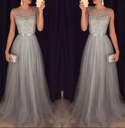 A-Line New Arrival Long Beading Real Made Prom Dresses,Long Evening Dresses,Prom Dresses On Sale, D88 - 364