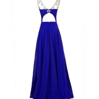 Royal Blue New Arrival Charming Long Beading Real Made Prom Dresses,Long Evening Dresses,Prom Dresses On Sale, D0652 - 361 - Thumbnail 1
