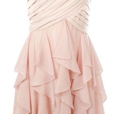 Blush pink homecoming dress,homecoming dresses,homecoming gowns,prom gown,blush pink sweet 16 dress - 199