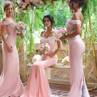 Off the shoulder custom made bridesmaid dresses,bridesmaid dresses,bridesmaid dresses on sale,l26 - 452