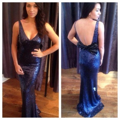 V-Neck Charming Mermaid Prom Dresses,Long Evening Dresses,Prom Dresses On Sale, T197 - 433