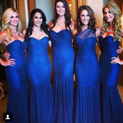 Royal blue mermaid custom made bridesmaid dresses,bridesmaid dresses,bridesmaid dresses on sale, b08 - 472