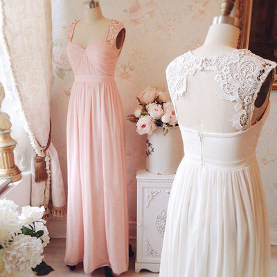 Lace long real made custom made bridesmaid dresses,bridesmaid dresses,bridesmaid dresses on sale, b07 - 474