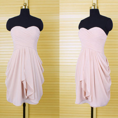 Short real made custom made bridesmaid dresses,chiffon bridesmaid dresses,bridesmaid dresses on sale, b04 - 478