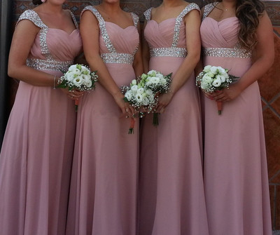Chiffon Real Made Custom Made Long Bridesmaid Dresses,Beading Bridesmaid Dresses,Long Bridesmaid Dresses On Sale, B02 - 482