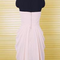 Short Real Made Custom Made Bridesmaid Dresses,Chiffon Bridesmaid Dresses,Bridesmaid Dresses On Sale, B04 - 478 - Thumbnail 2