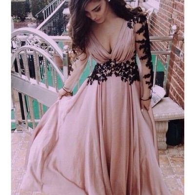 A-line real made charming prom dress,appliques formal dresses,charming evening dresses on sale - 321 - Thumbnail 7