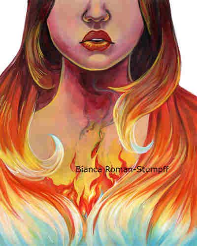 Ember Fire, Elemental Nature series Print