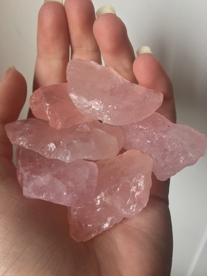 Raw Rose Quartz Chunk