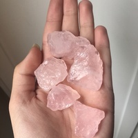 Raw Rose Quartz Chunk - Thumbnail 2