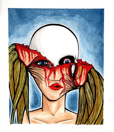 "Ripped Face" 8''x11'' Print