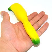 Jumbo Slow rising Banana Squishy Charm - Thumbnail 1