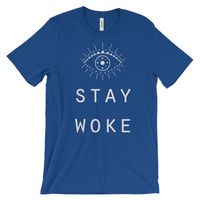 Stay Woke - Unisex Tee - Thumbnail 4