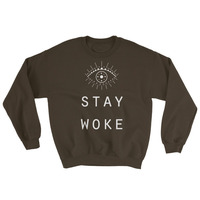 Stay Woke - Unisex Sweatshirt - Thumbnail 1