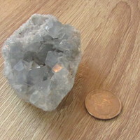 Large Blue Celestine Cluster - Thumbnail 4